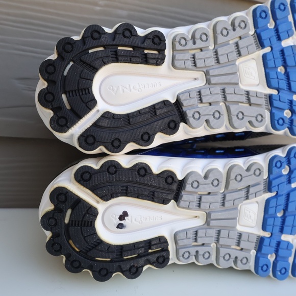 Brooks Glycerin 13 Running Shoes Men’s 10.5 Blue Silver NEW - Picture 6 of 13